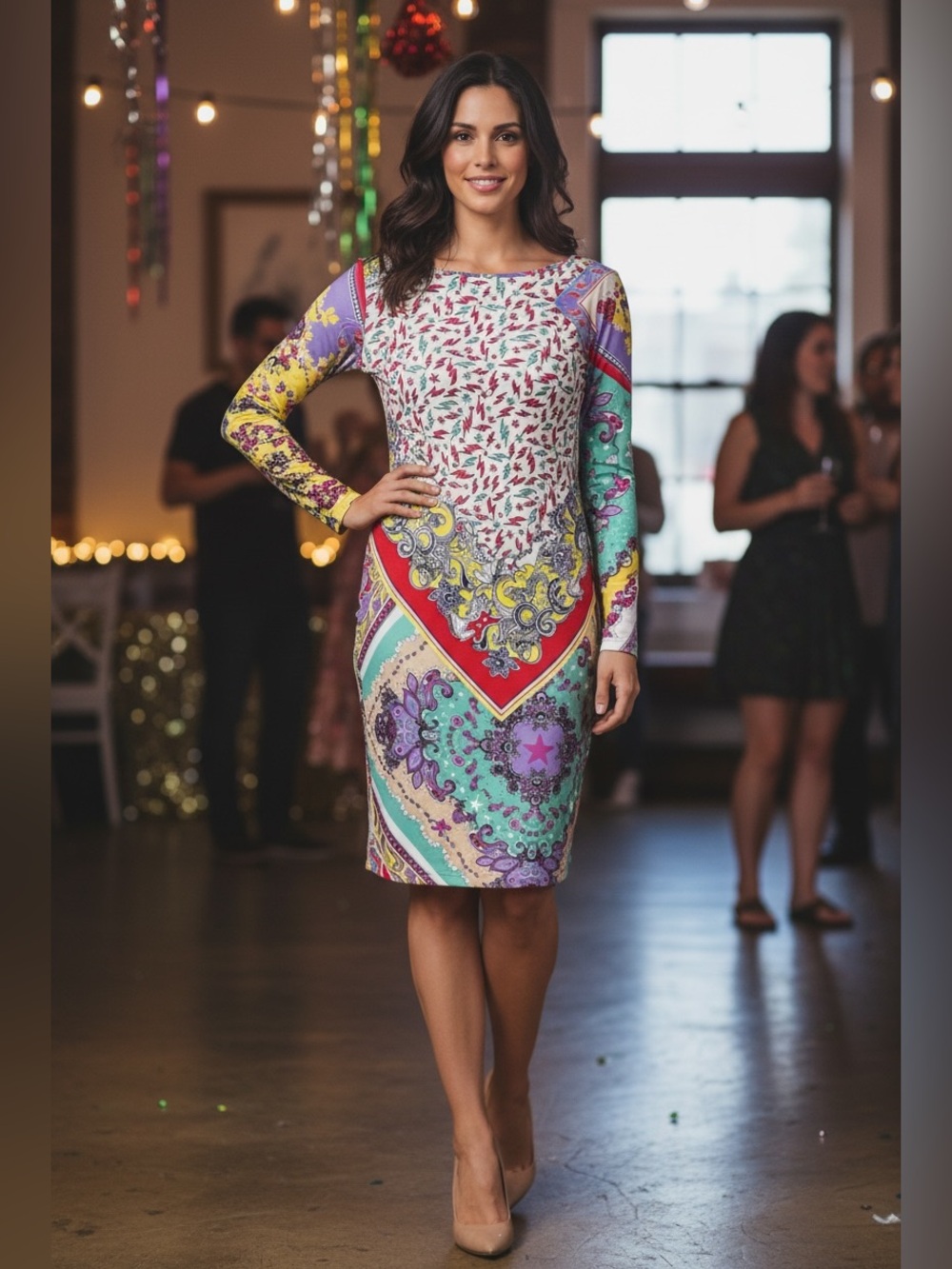 NWT Just Cavalli Sheath Dress Size 46